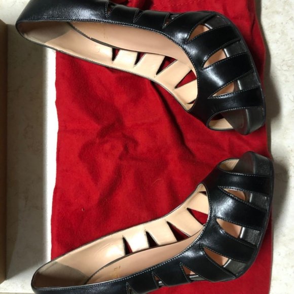 Christian Louboutin Lady Peep shoes, Black size 39.5 - Picture 5 of 5
